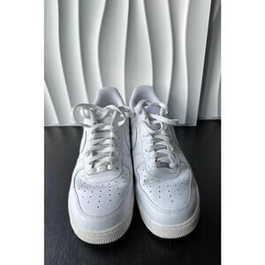 Nike Air Force Triple White Leather Men's Size M 12 / W 13.5